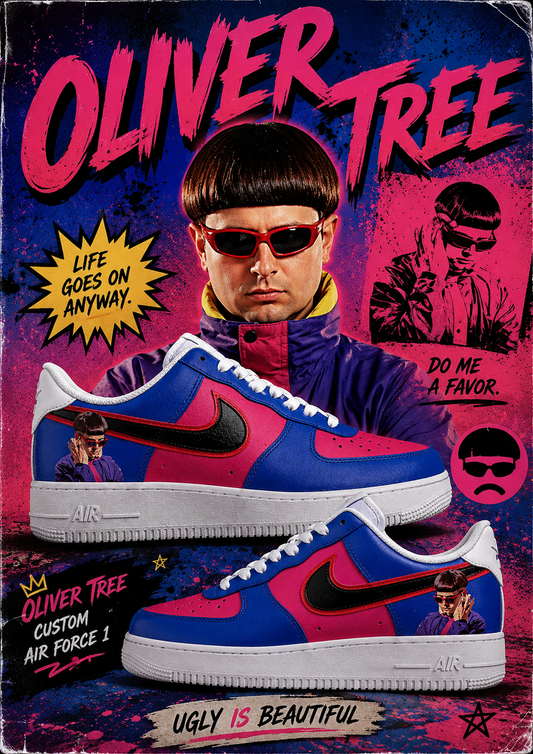 Oliver Tree Custom Painted Shoes - LIMITED EDITION