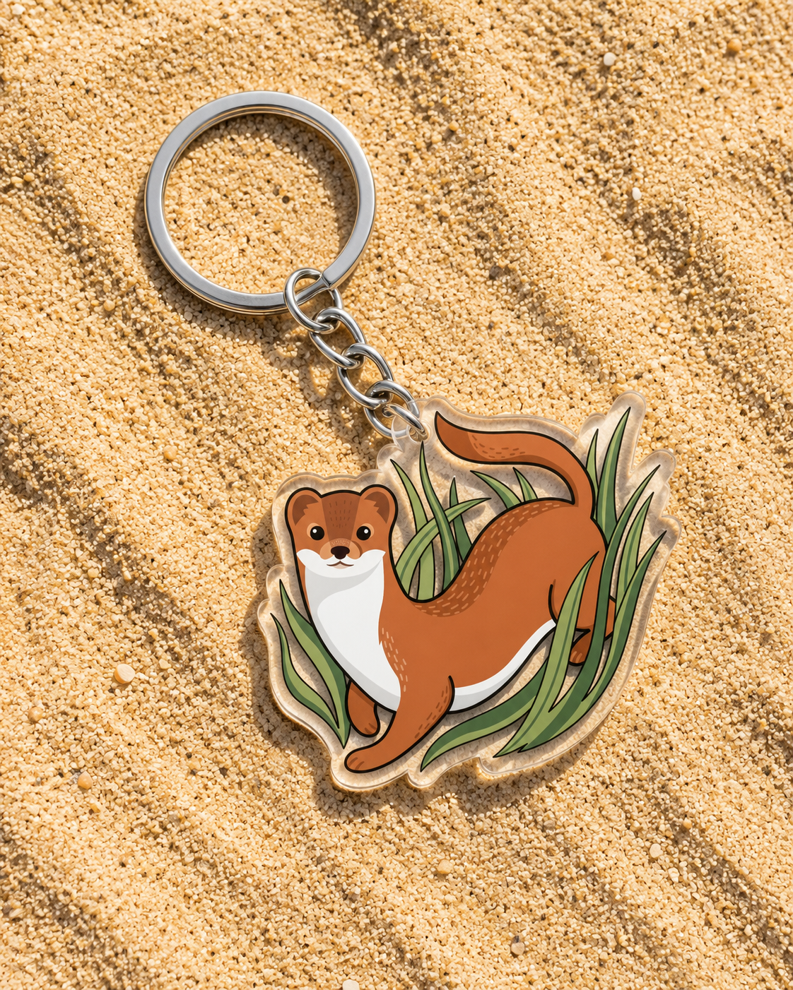 "Il Ballotra" Weasel Acrylic Keychain