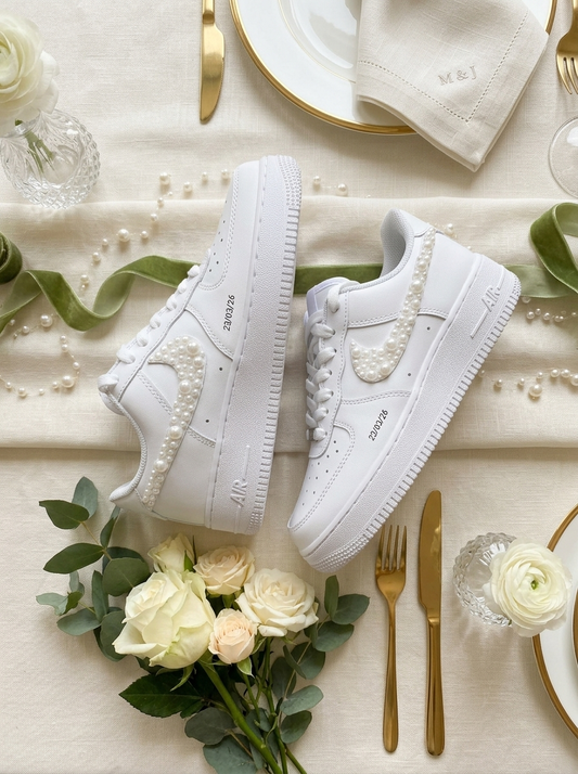 Wedding Pearl Shoes - Style 1