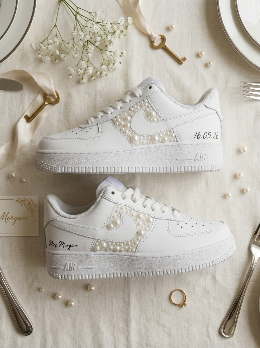 Wedding Pearl Shoes - Style 2
